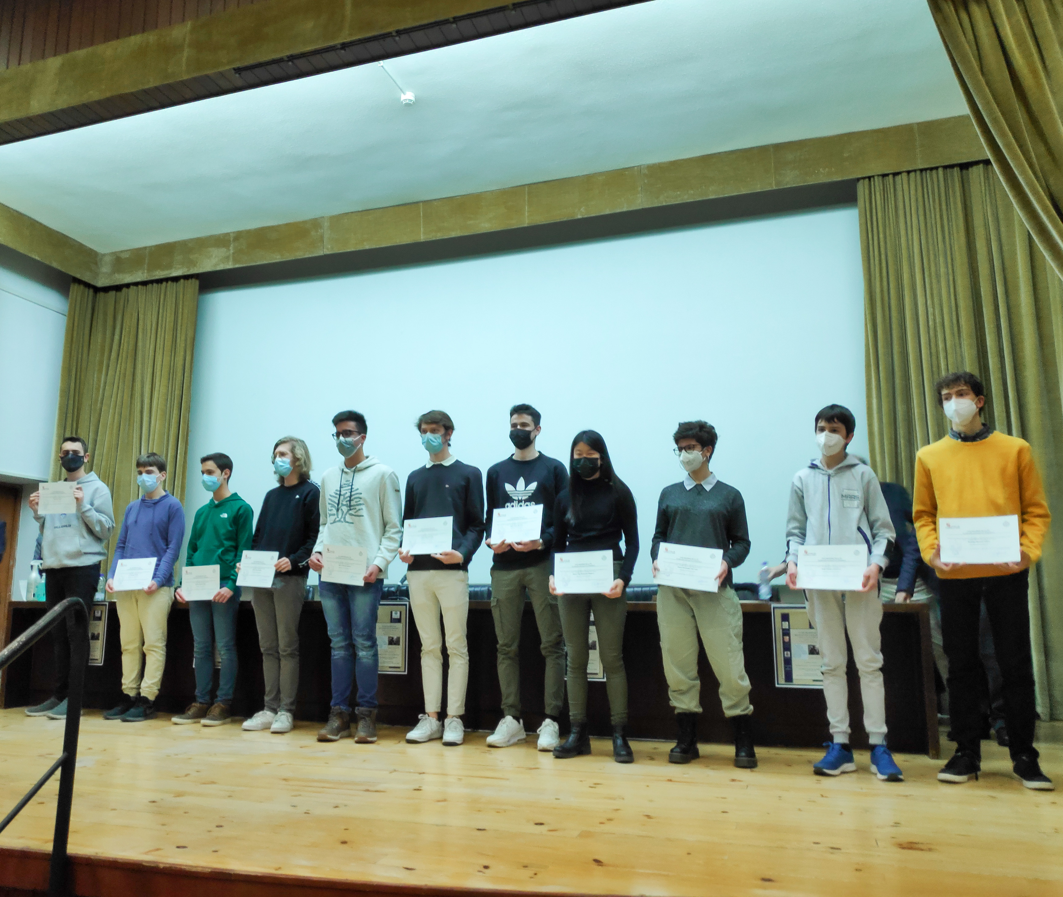Ganadores de las fases locales de la Olimpiada Matemática