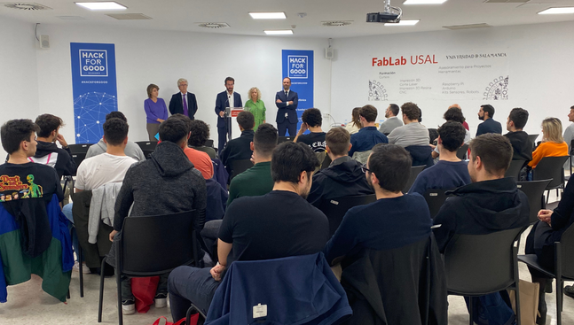 La Universidad de Salamanca acoge una nueva edición del mayor hackathon del país, organizado por Telefónica