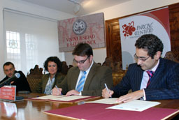La Fundación del Parque Científico de la Universidad de Salamanca suscribe un convenio con la empresa ITER Investigación