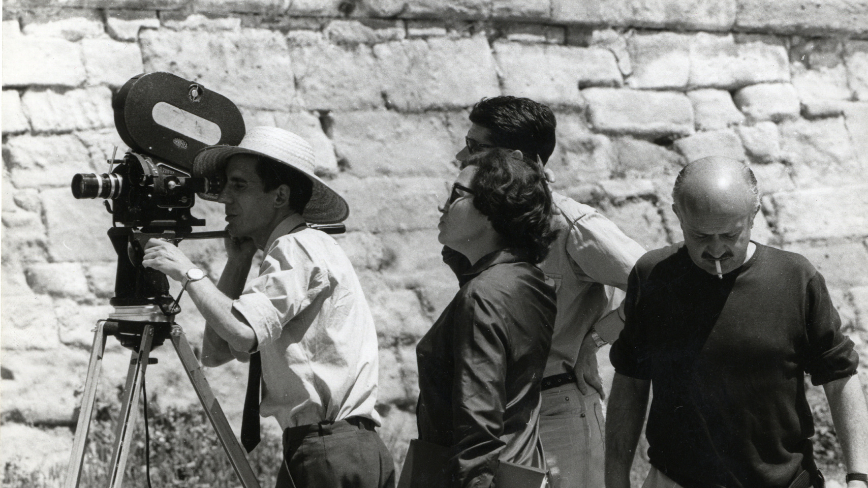 RODAJE DE NUEVE CARTAS A BERTA, 1965. FOTO: JOSÉ LUIS ALCAINE