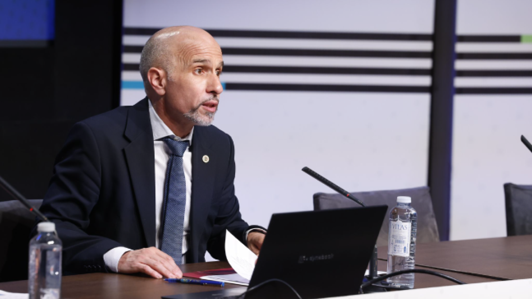 El director general de la FG USAL, Óscar González Benito, durante su intervención