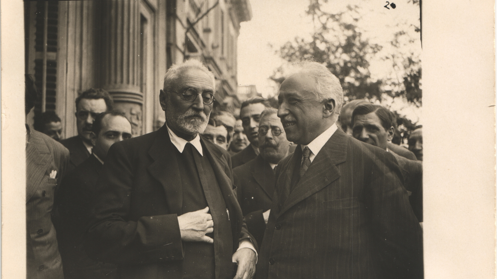 Miguel de Unamuno y Niceto Alcalá Zamora [Cortesía: Archivo de la Fundación Largo Caballero]