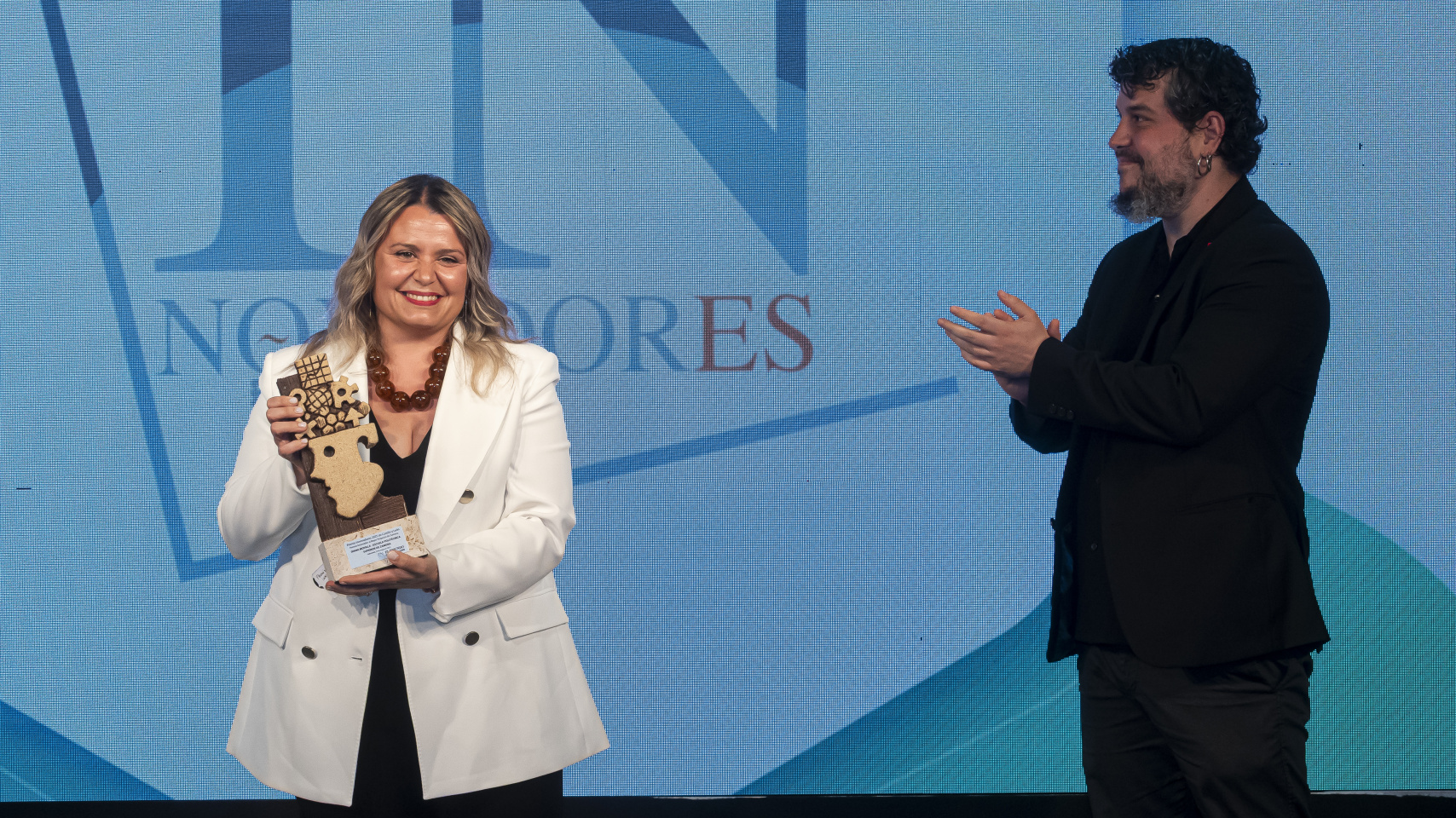 Diana Movilla Quesada recogió el Premio Innovadores 2025 al mejor proyecto de Zamora en representación de todo su equipo por el trabajo ‘Rheonet’