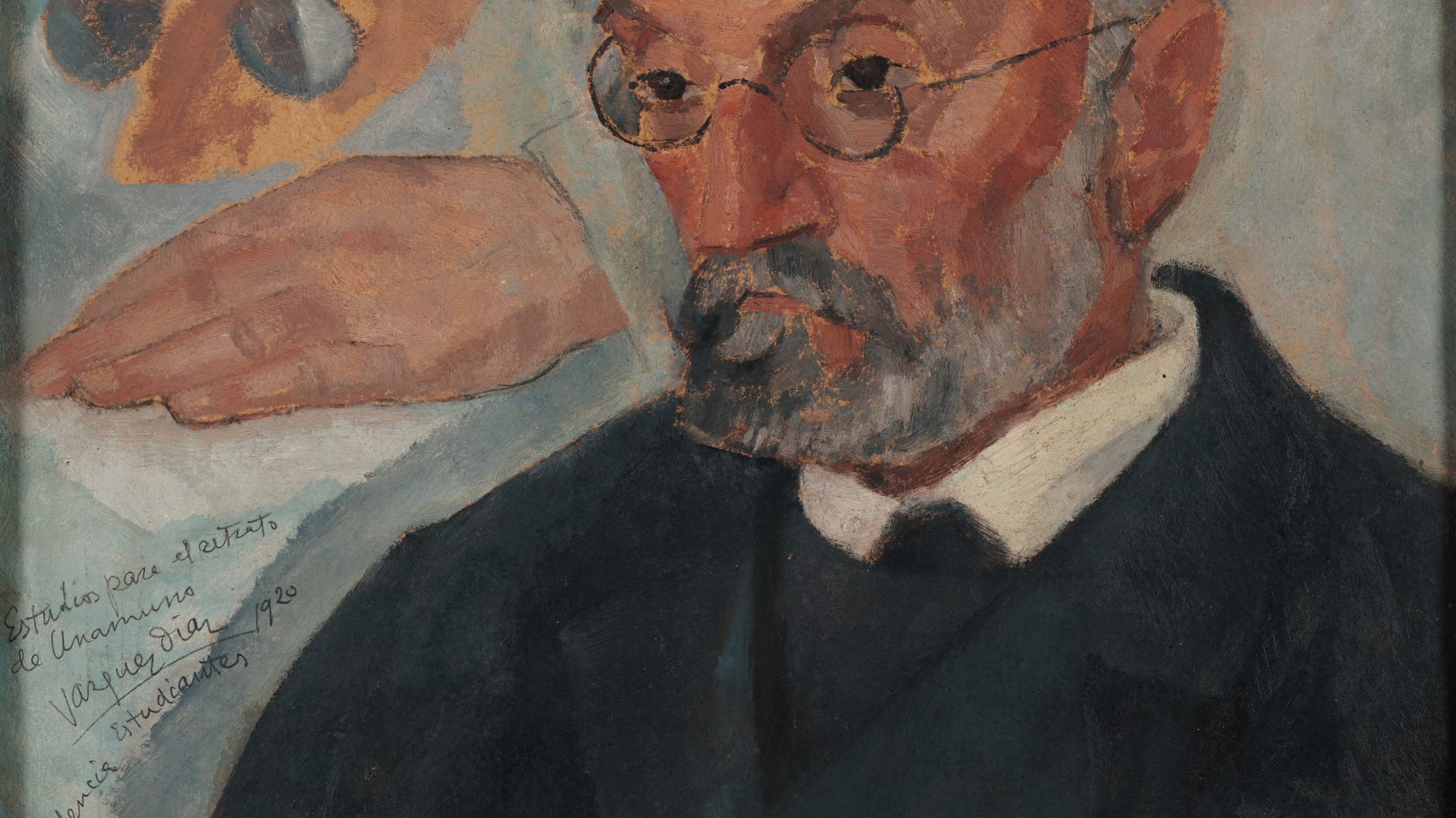 Unamuno retratado por Vázquez Díaz en la Residencia de Estudiantes