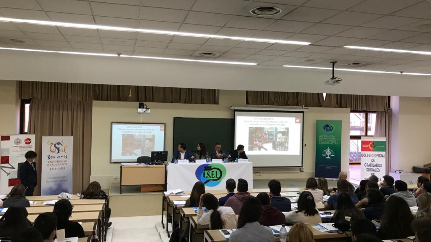 La Facultad de Ciencias Sociales acoge la I Jornada ‘Salidas profesionales y problemas actuales de las relaciones laborales’ de la Asociación Salmantina de Estudiantes Laboristas