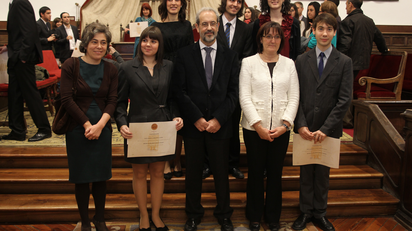 Galardonados con el Premio Extraordinario de Grado.