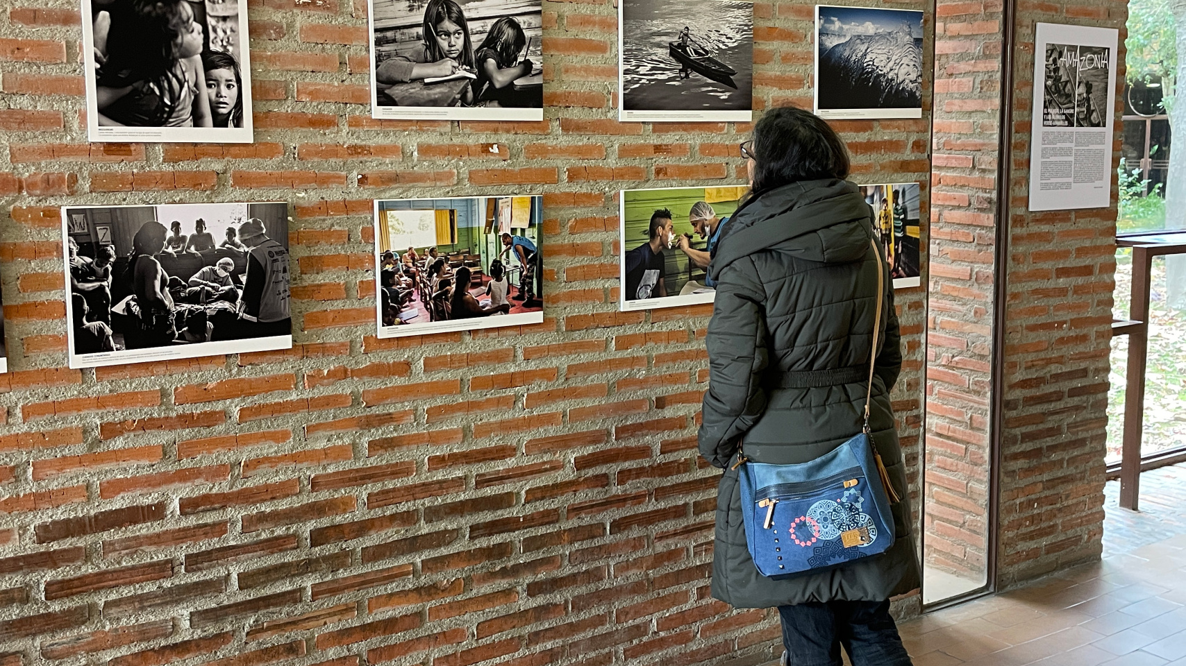 Exposición "Amazonas. El pulmón, la sangre y los glóbulos verde-amarillos" en la Facultad de Farmacia