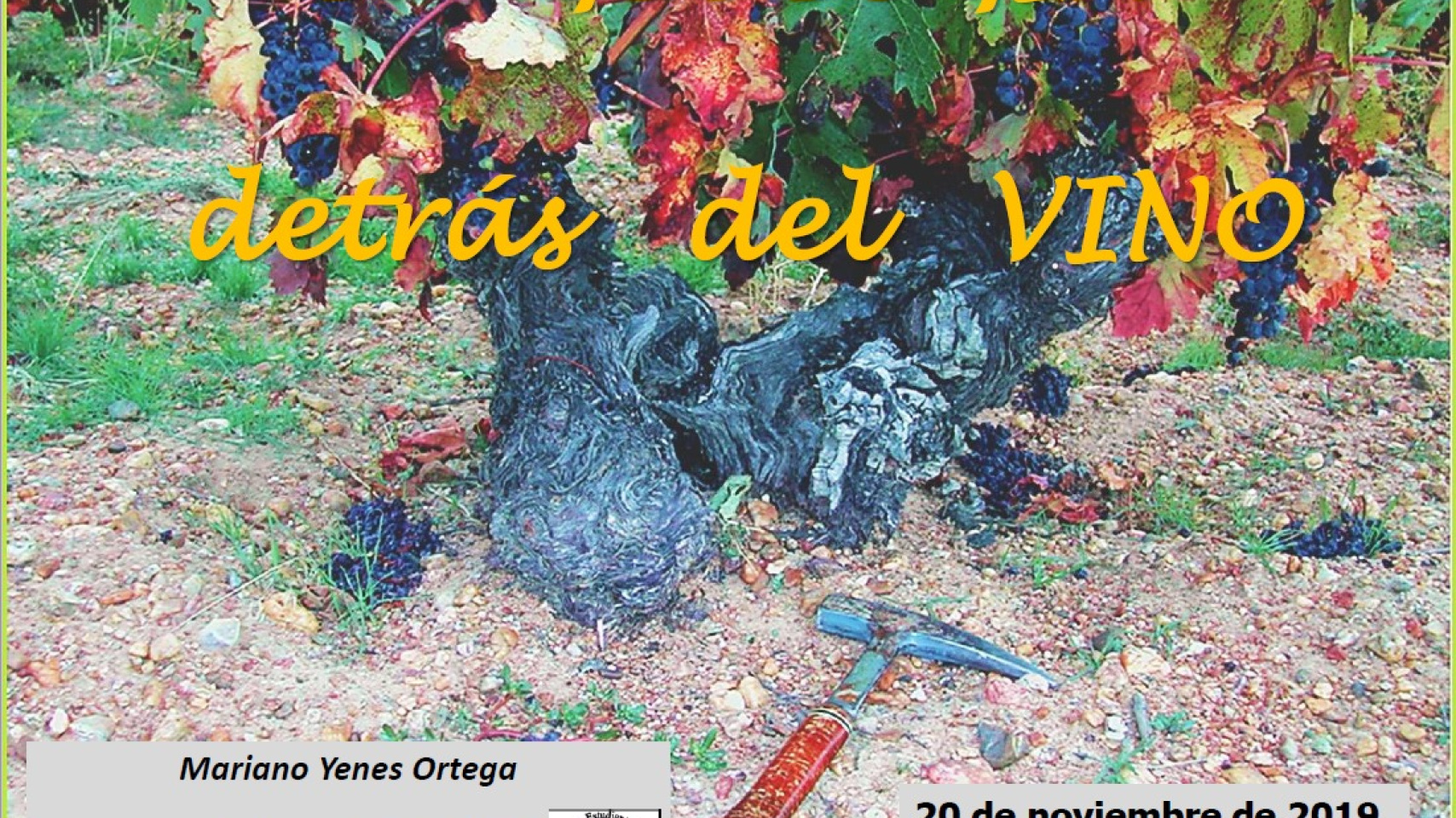 Cartel Geología y Vino
