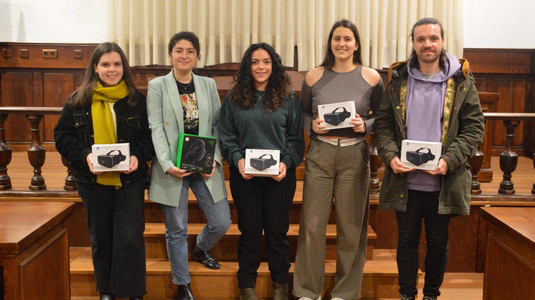 Premiados del proyecto europeo AIIS