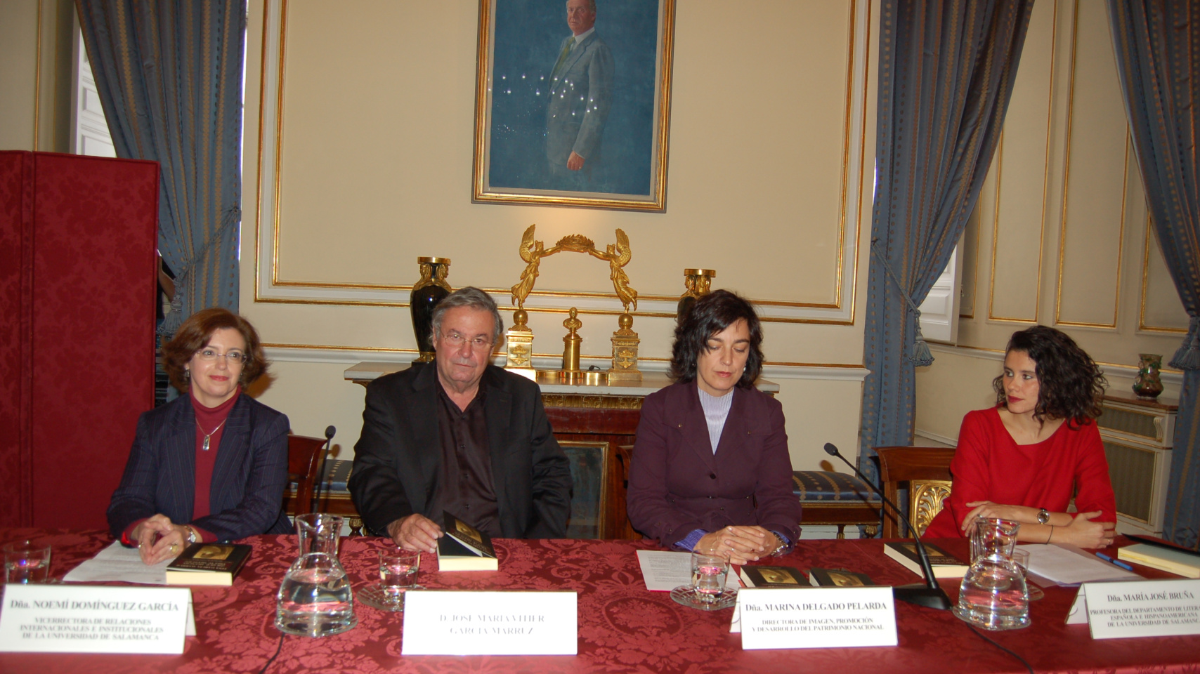 Un momento de la rueda de prensa de presentación de la antología de Fina García Marruz ‘¿De qué, silencio, eres tú silencio?’