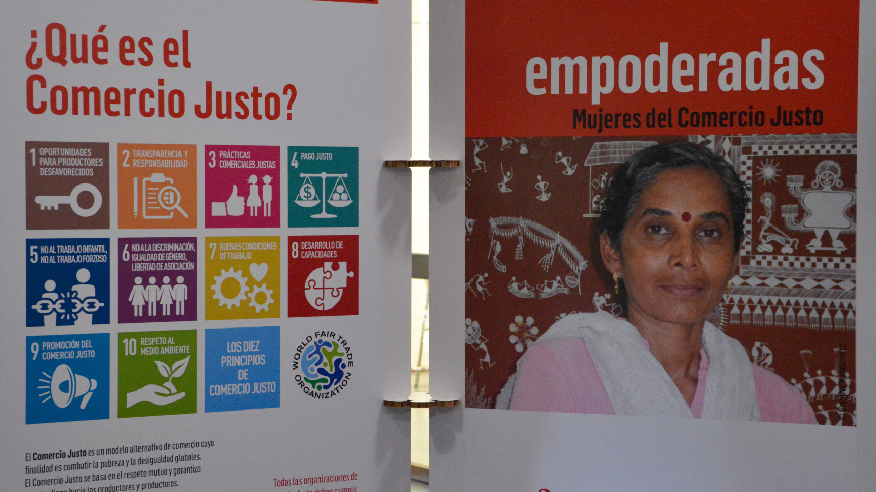 Inauguración exposición "Empoderadas. Mujeres del Comercio Justo"