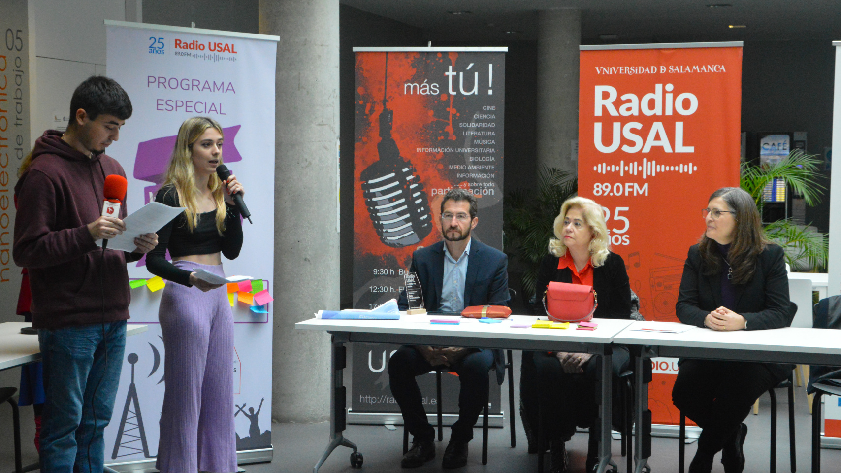 Acto entrega de premios Radio Usal 2023