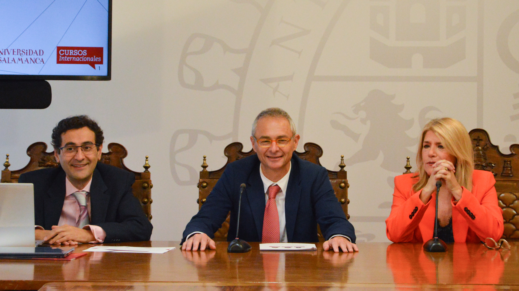 Rueda de prensa de presentación de los Cursos de Verano de la Universidad de Salamanca