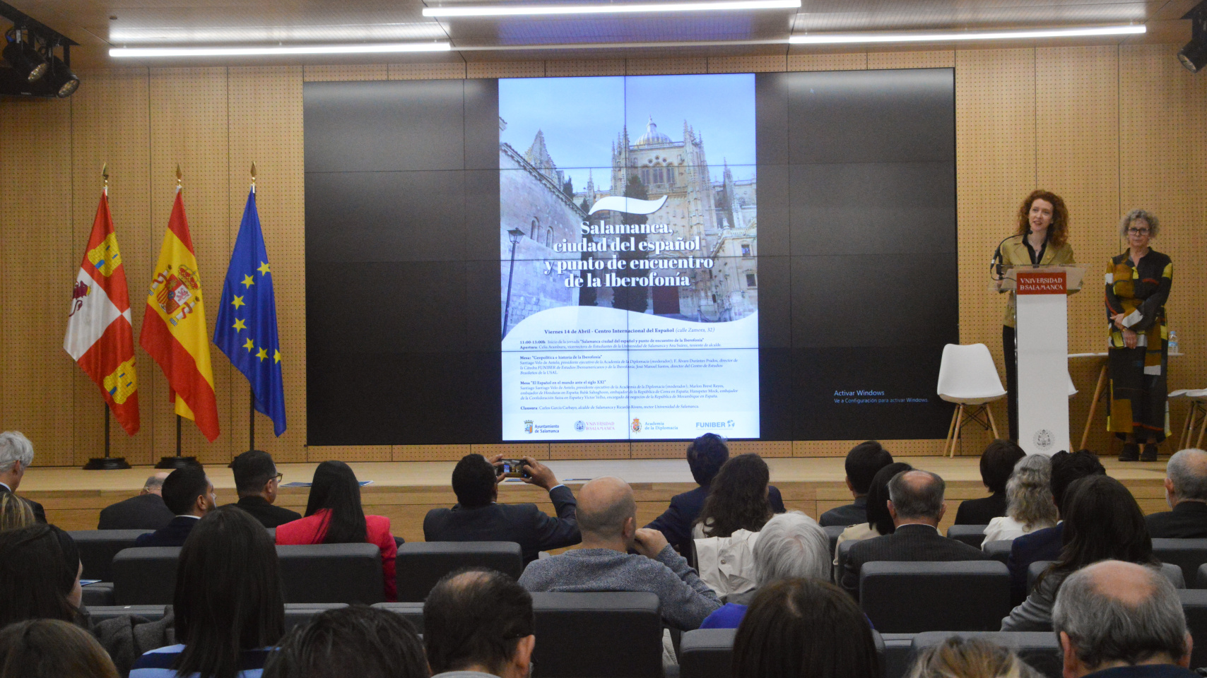 Acto de inauguración ‘Salamanca, ciudad del español y punto de encuentro de la Iberofonía’