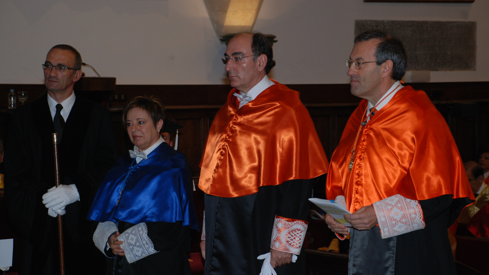 Un momento de la ceremonia