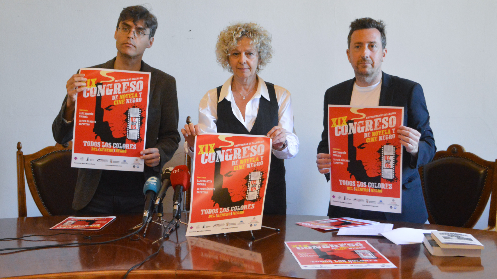 Rueda de prensa Congreso Novela y Cine Negro 2023