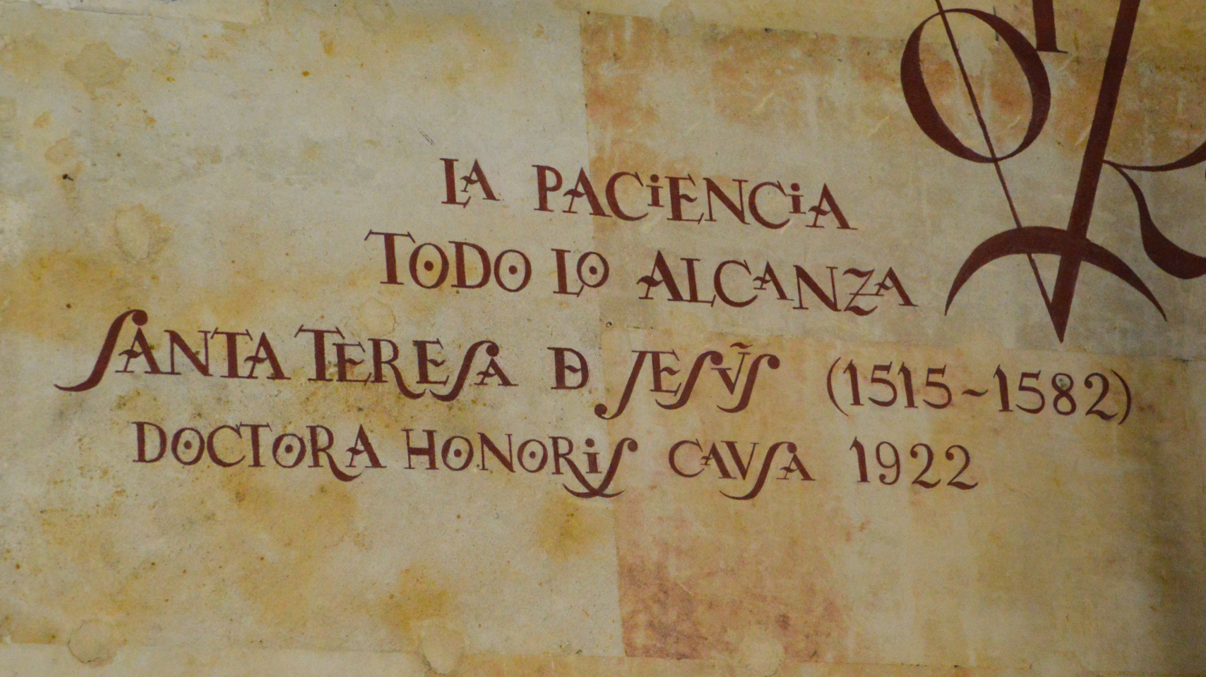 Descubrimiento vítor del legado de Teresa de Jesús