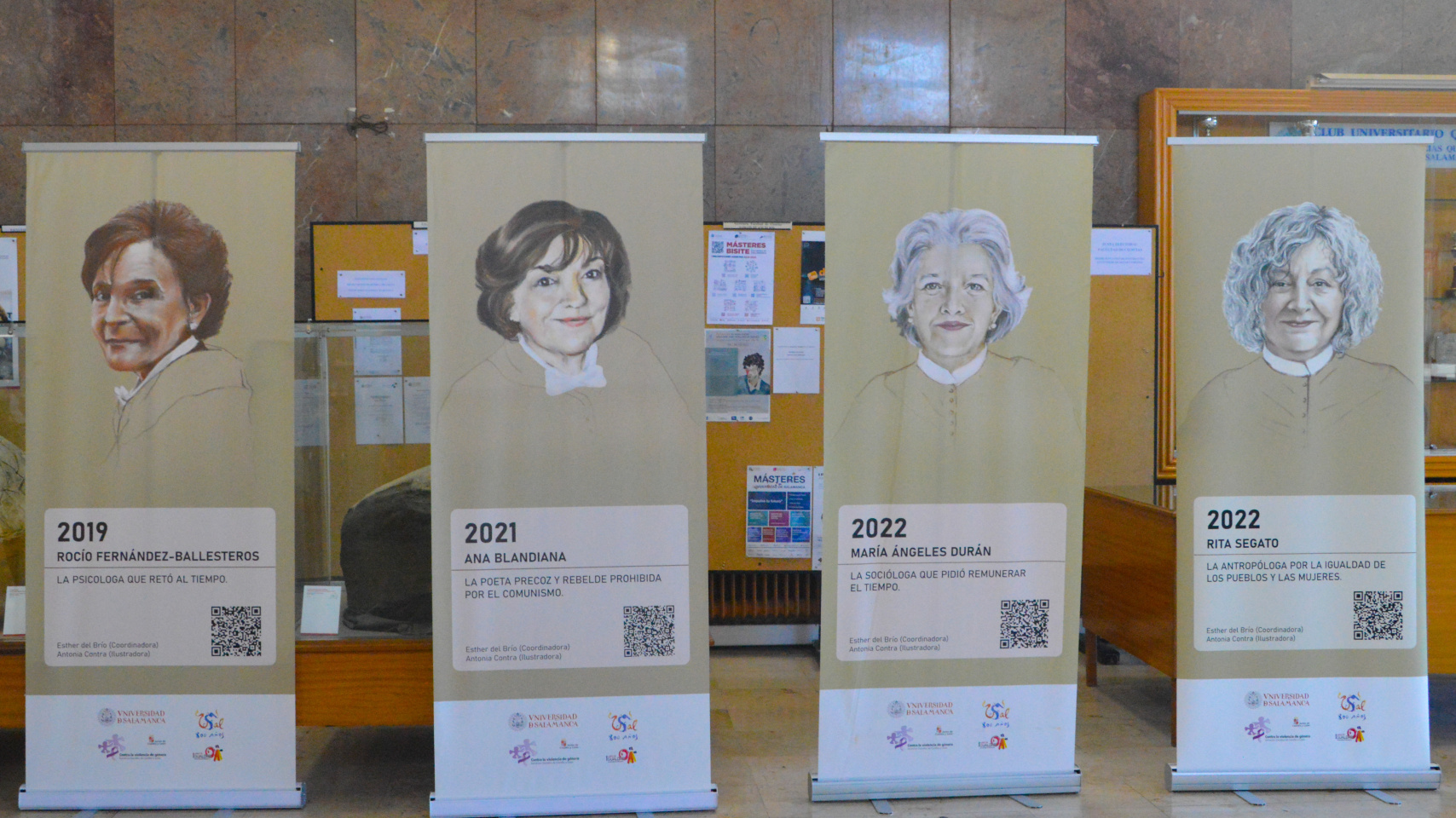 Exposición "Mujeres doctoras honoris causa en la USAL"