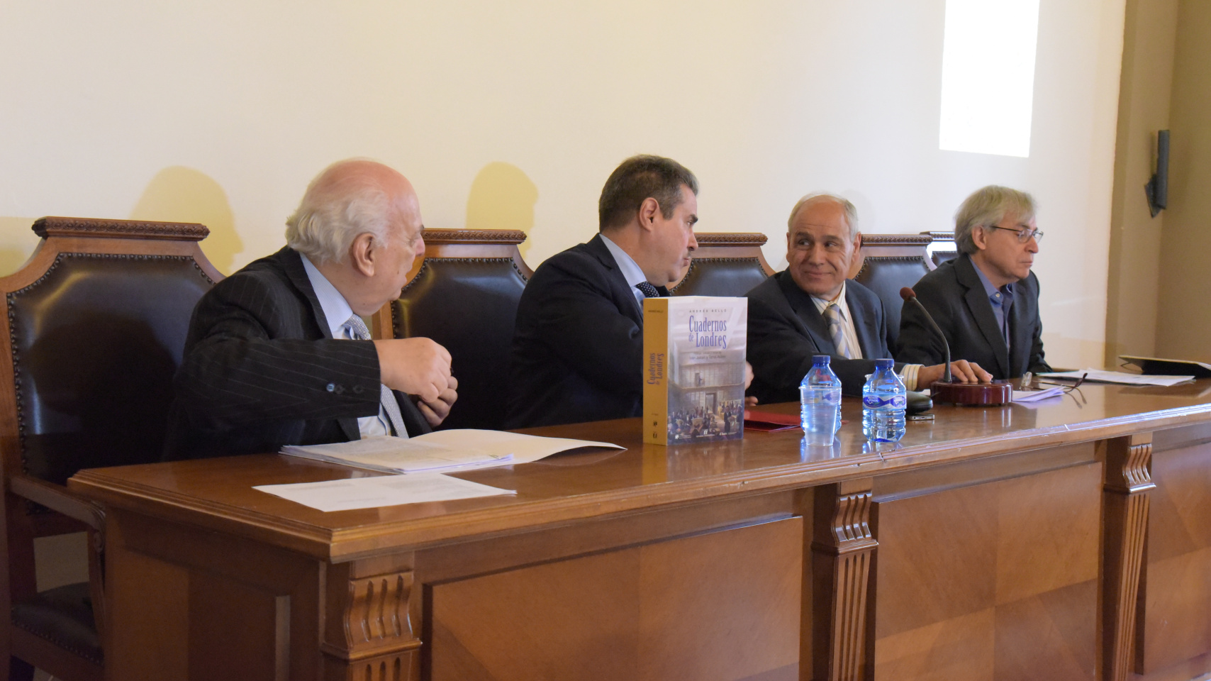 Un momento de la presentación del libro