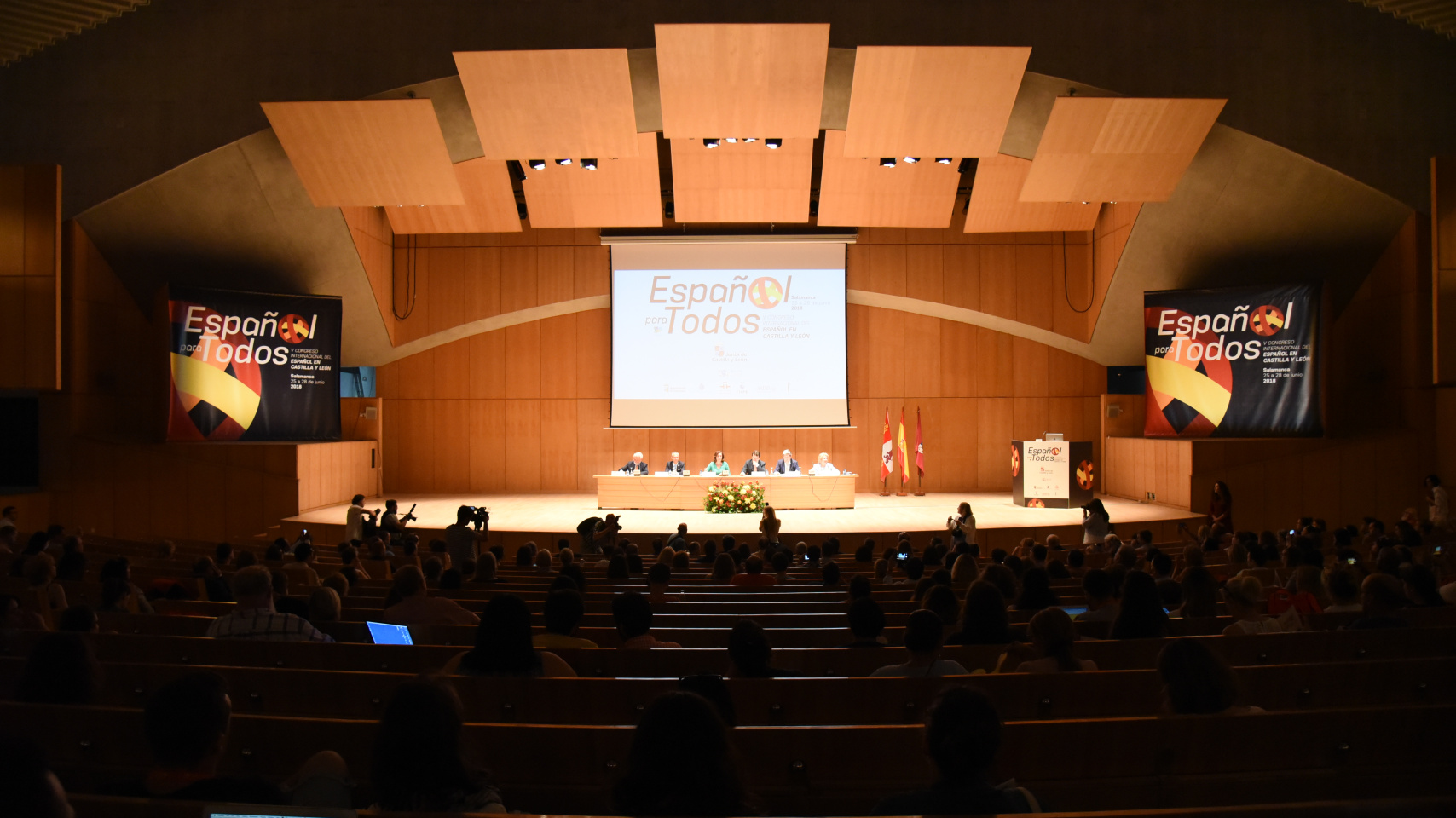 Instante de la inauguración