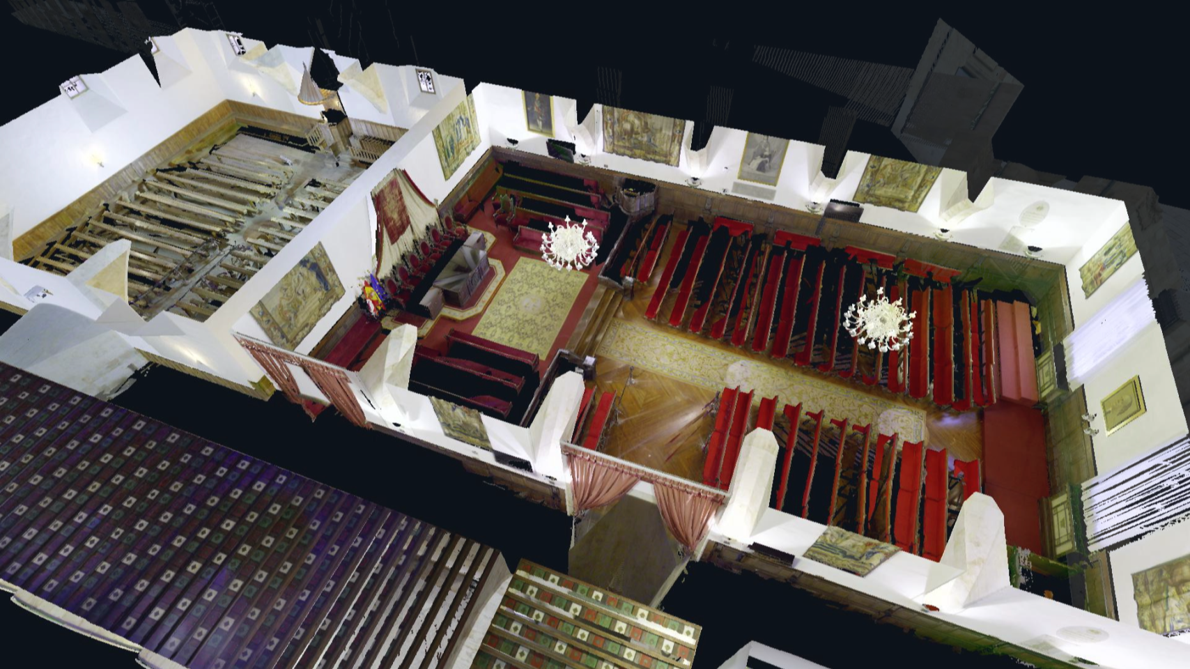 Escáner aulas de la Universidad de Salamanca