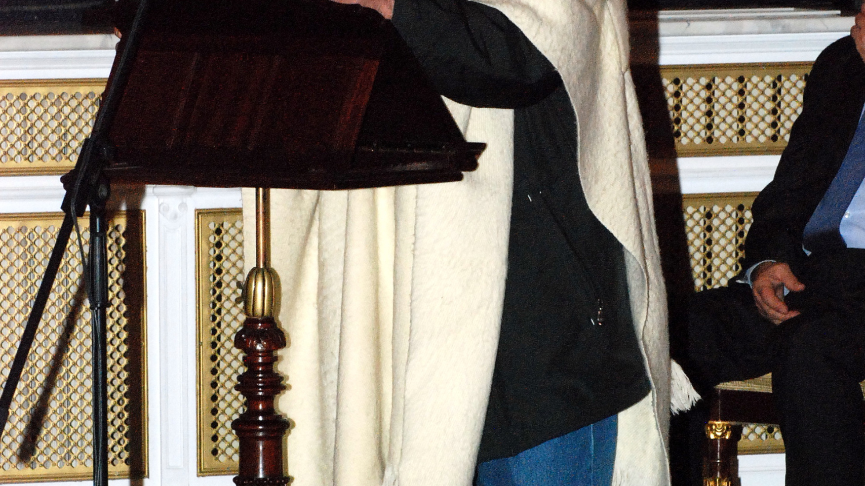 El poeta Ernesto Cardenal, en su discurso de agradecimiento