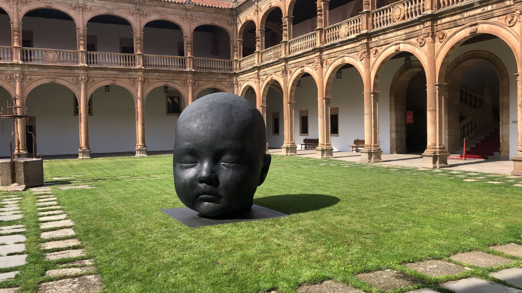 Una de las obras de Antonio López expuestas en el Colegio Arzobispo Fonseca