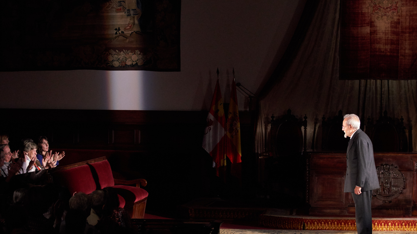 Unamuno regresa al Paraninfo en la piel de José Luis Gómez