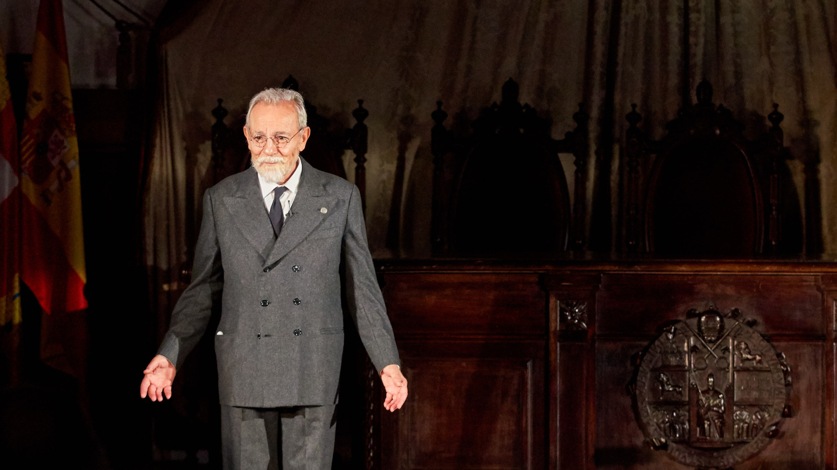 Unamuno regresa al Paraninfo en la piel de José Luis Gómez