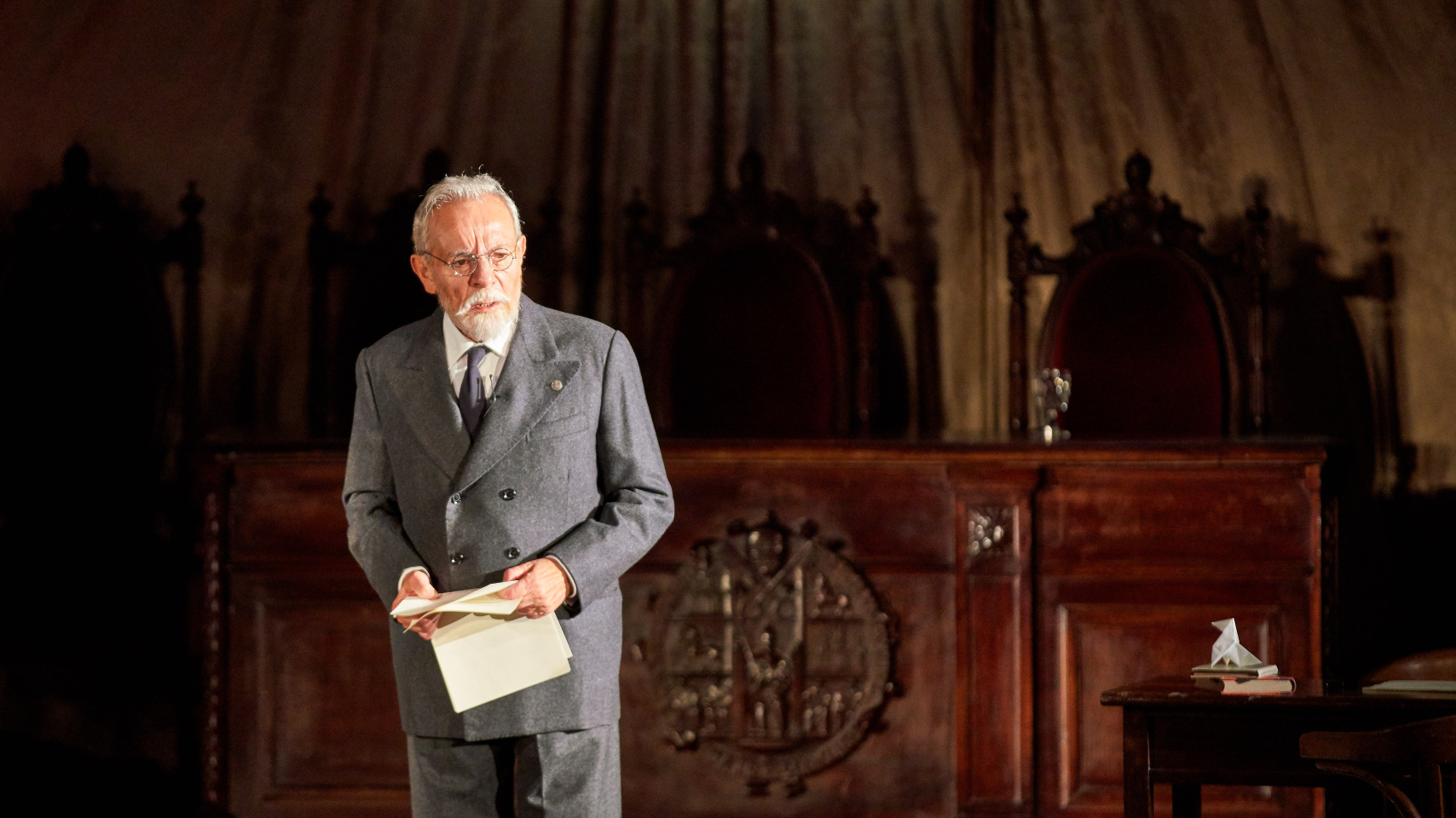 Unamuno regresa al Paraninfo en la piel de José Luis Gómez