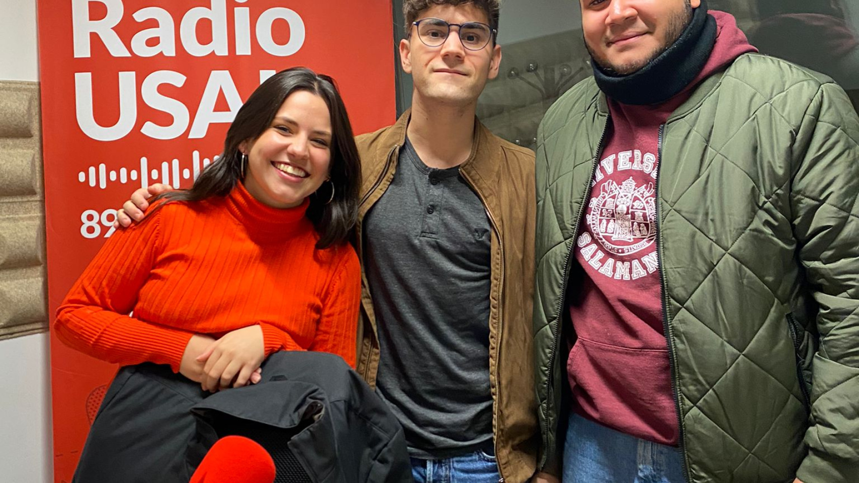 Grabación de los episodios del podcast: Andrea Machuca Aulisi, Ricardo Fernández Maestro y Samuel David Colina Santana.