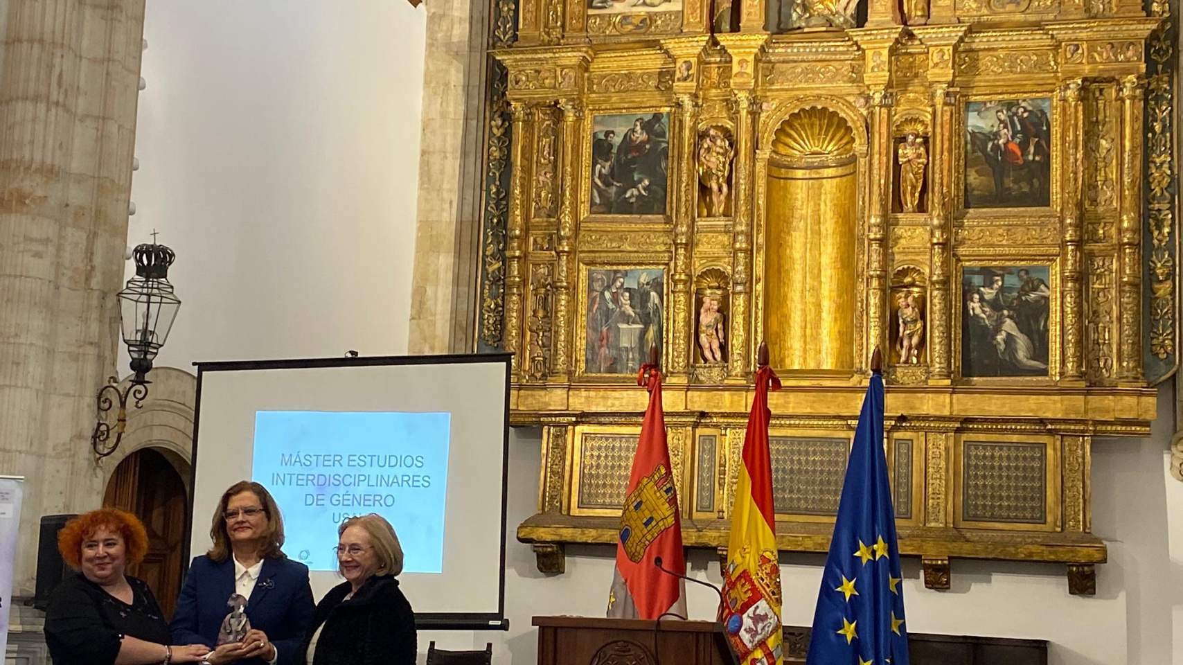 Marta del Pozo, Ángela Figueruelo y Purificación Galindo