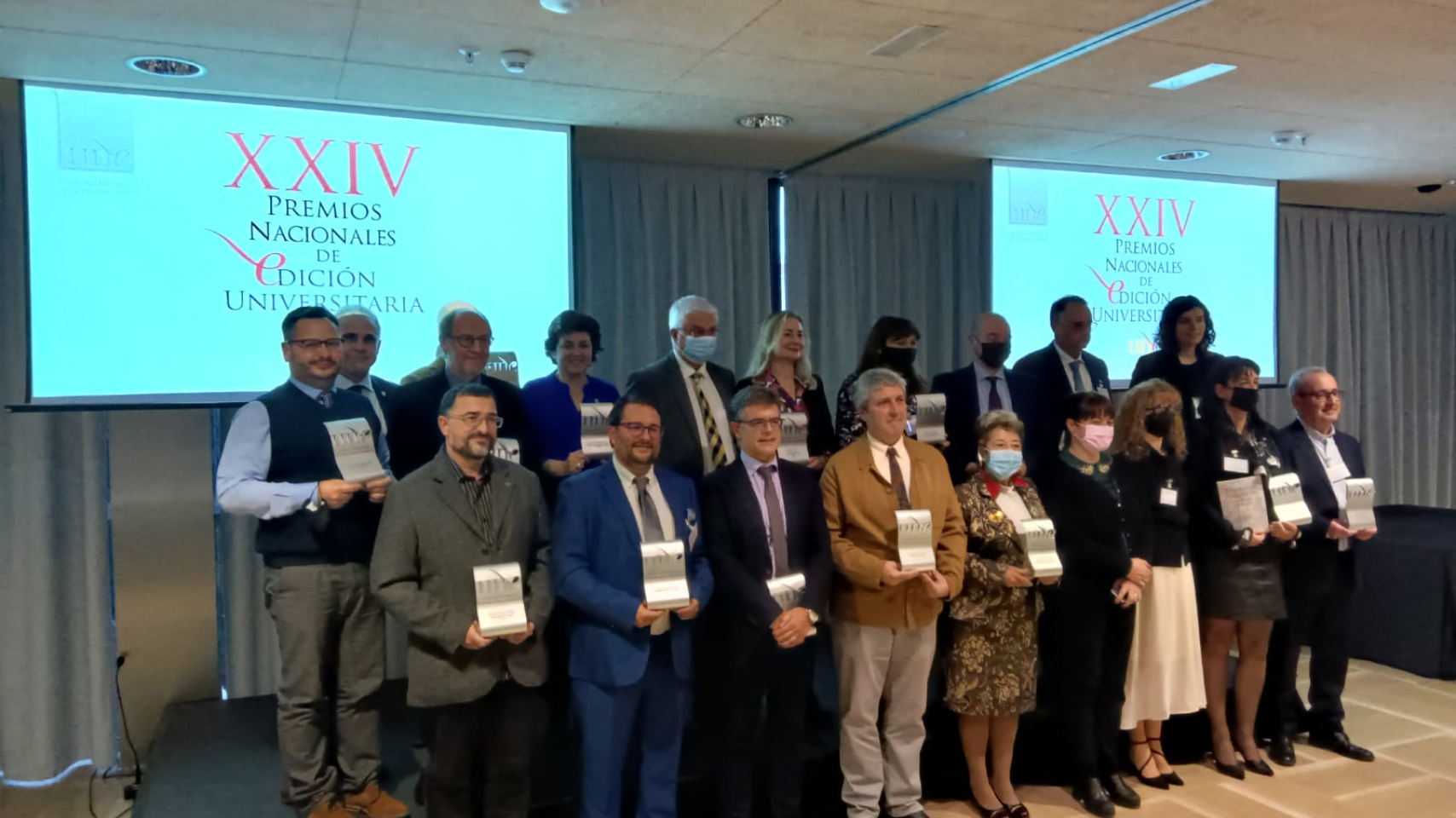 Acto de entrega de los XXIV Premios Nacionales de Edición Universitaria
