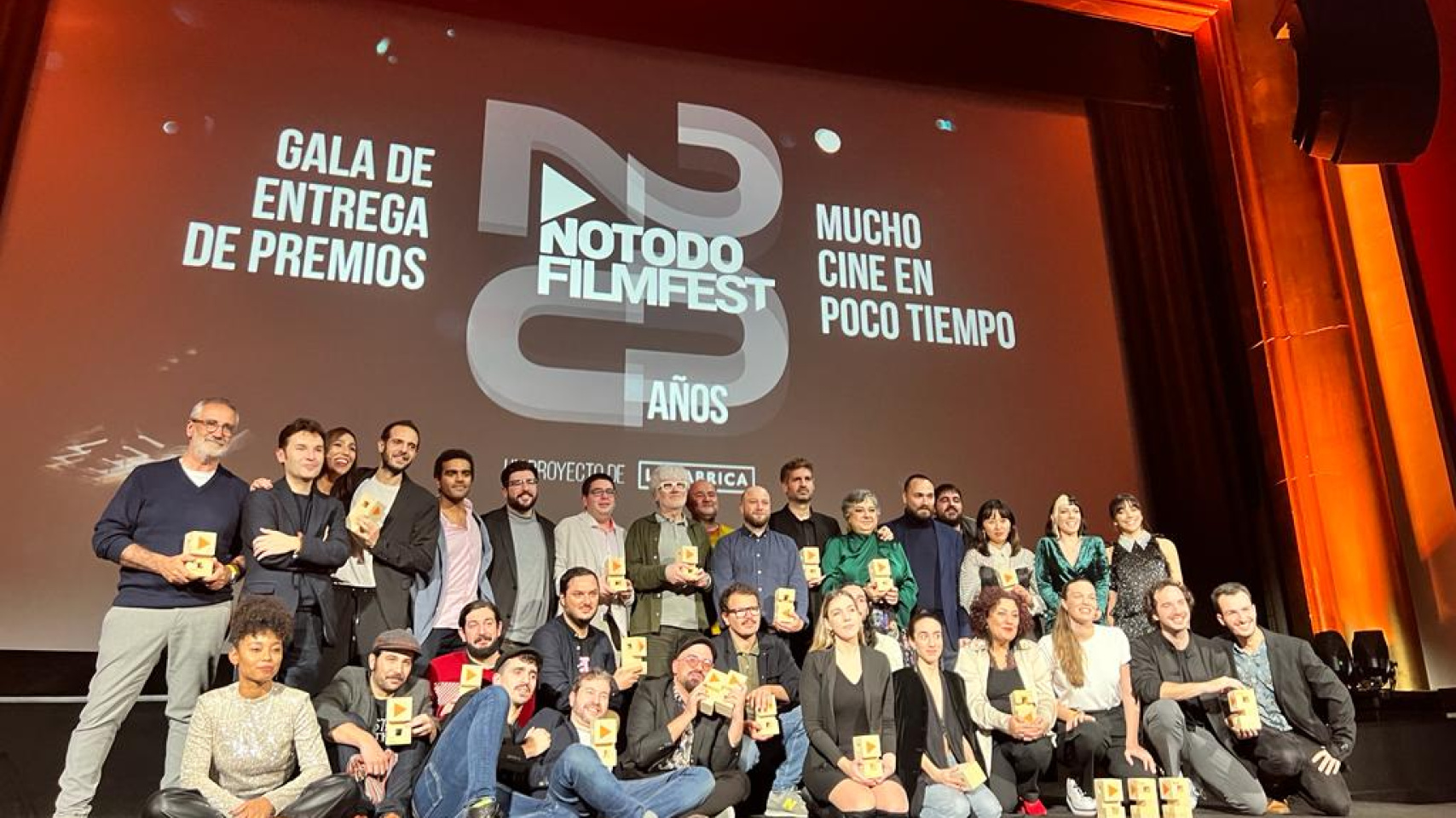 El profesor Javier Herrero Gutiérrez, premio a la mejor interpretación en el Notodofilmfest