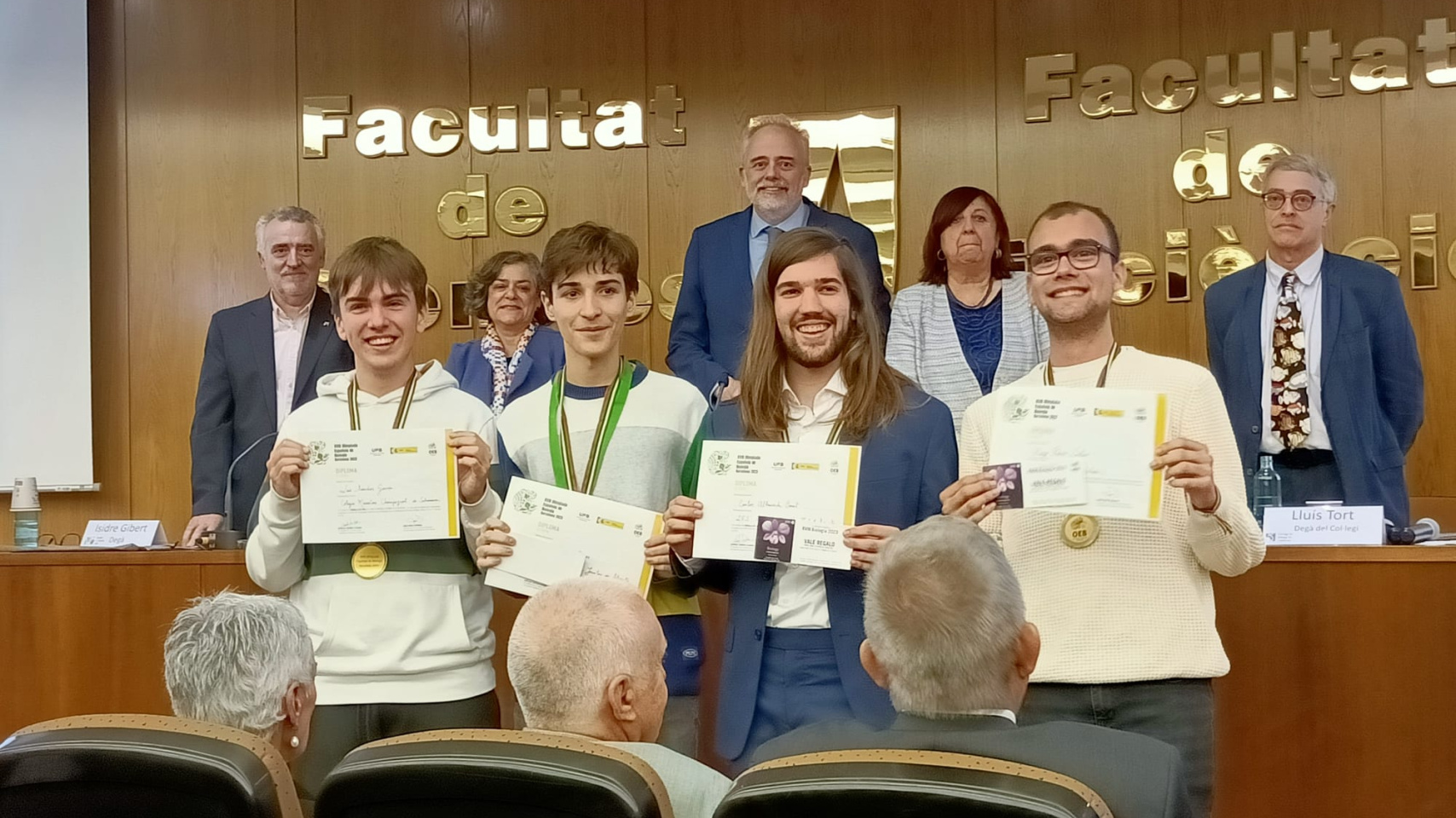 Participantes en la fase nacional de la Olimpiada Nacional de Biología 2023