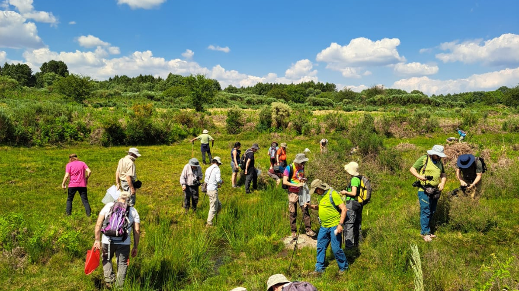 Bótanicos españoles y lusos prospectan El Rebollar y la Sierra de Gata en la campaña anual de la asociación nacional de herbarios AHIM organizada por la USAL