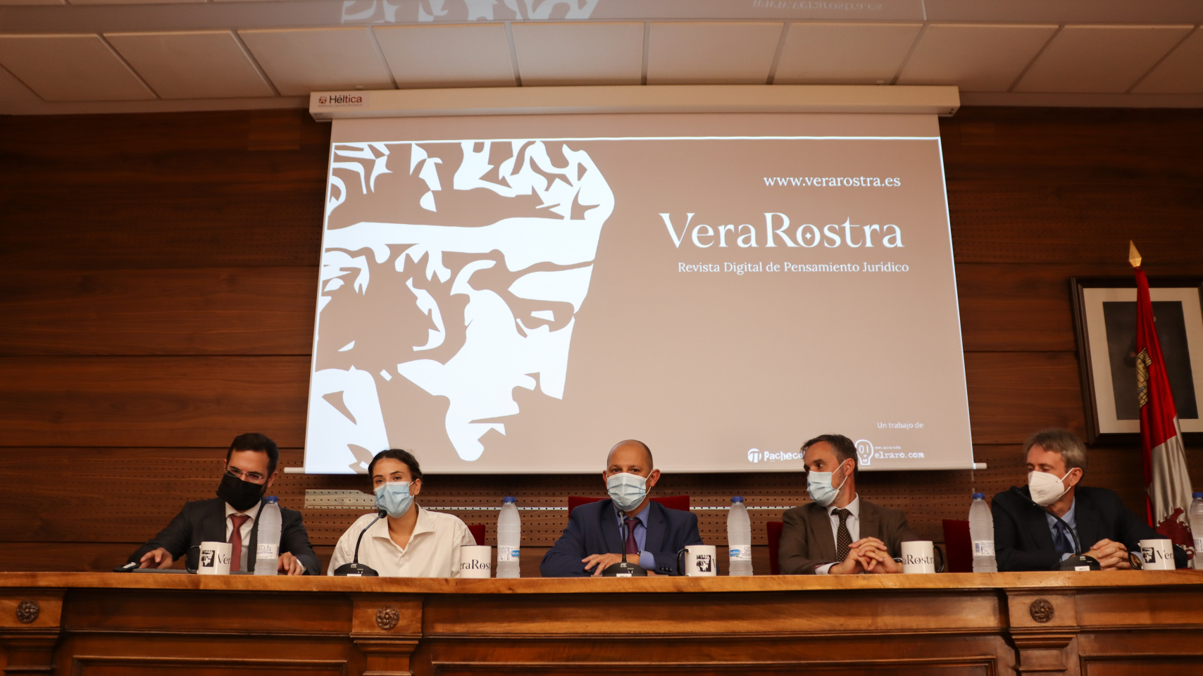 Presentación de la revista digital "www.verarostra.es" en la Facultad de Derecho