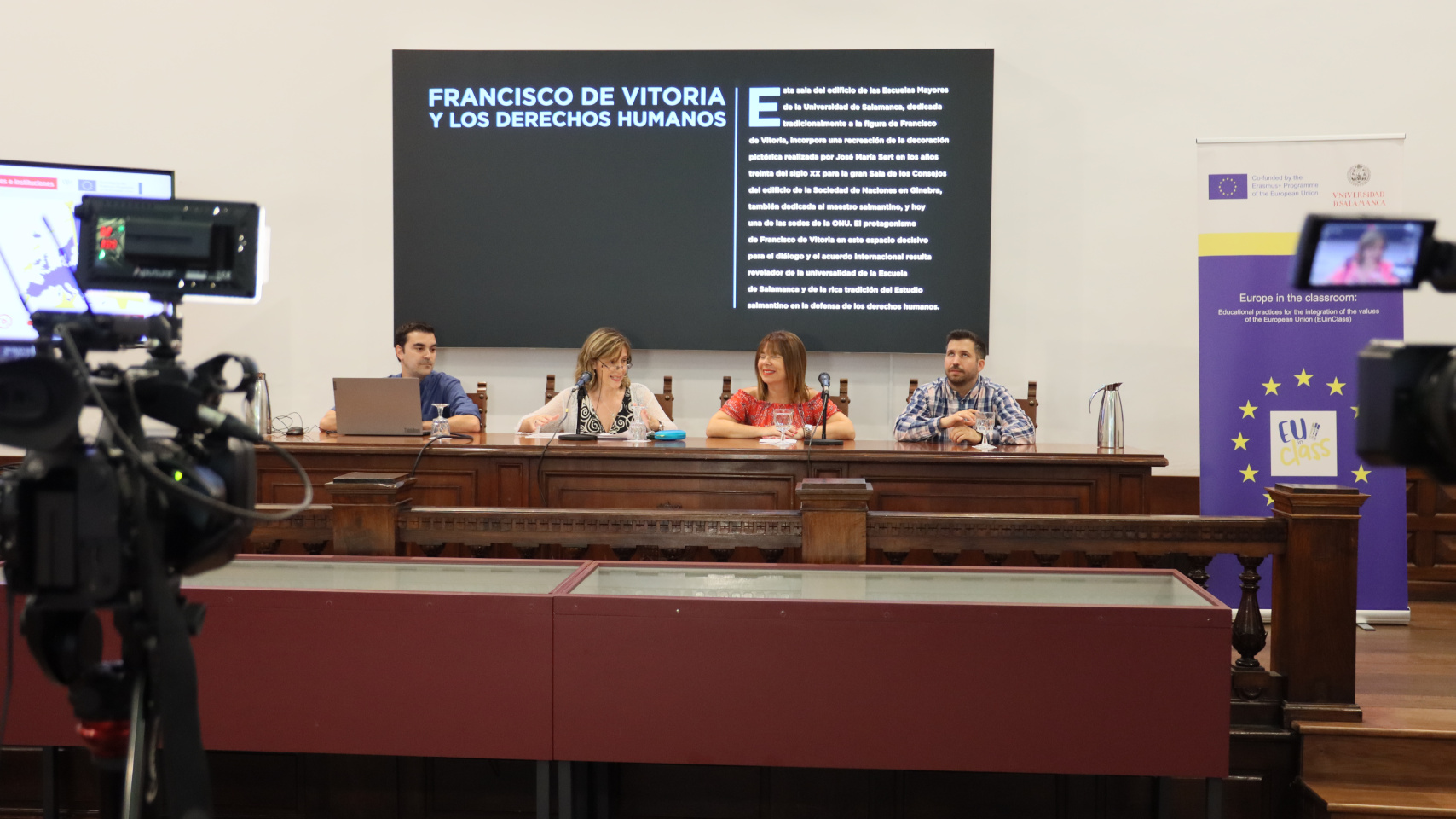 Rueda de prensa el proyecto EUinClass (Europe in the classroom: Educational practices for the integration of the values of the European Union)