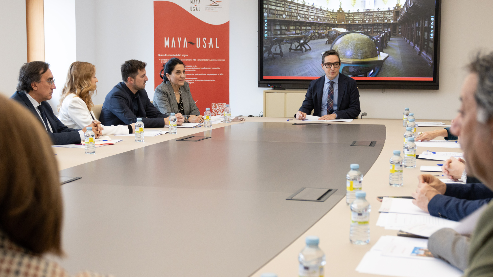 El rector Juan Manuel Corchado durante su intervención.