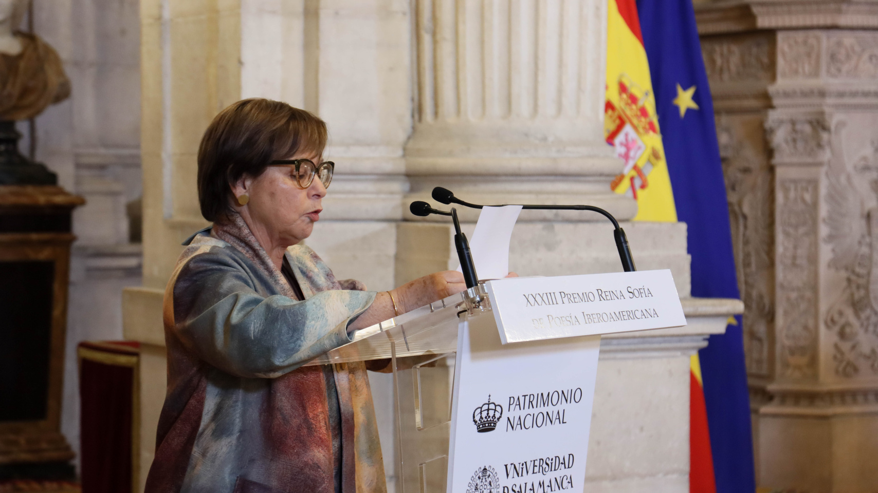 Piedad Bonnet, galardonada como Premio Reina Sofía de Poesía Iberoamericana.