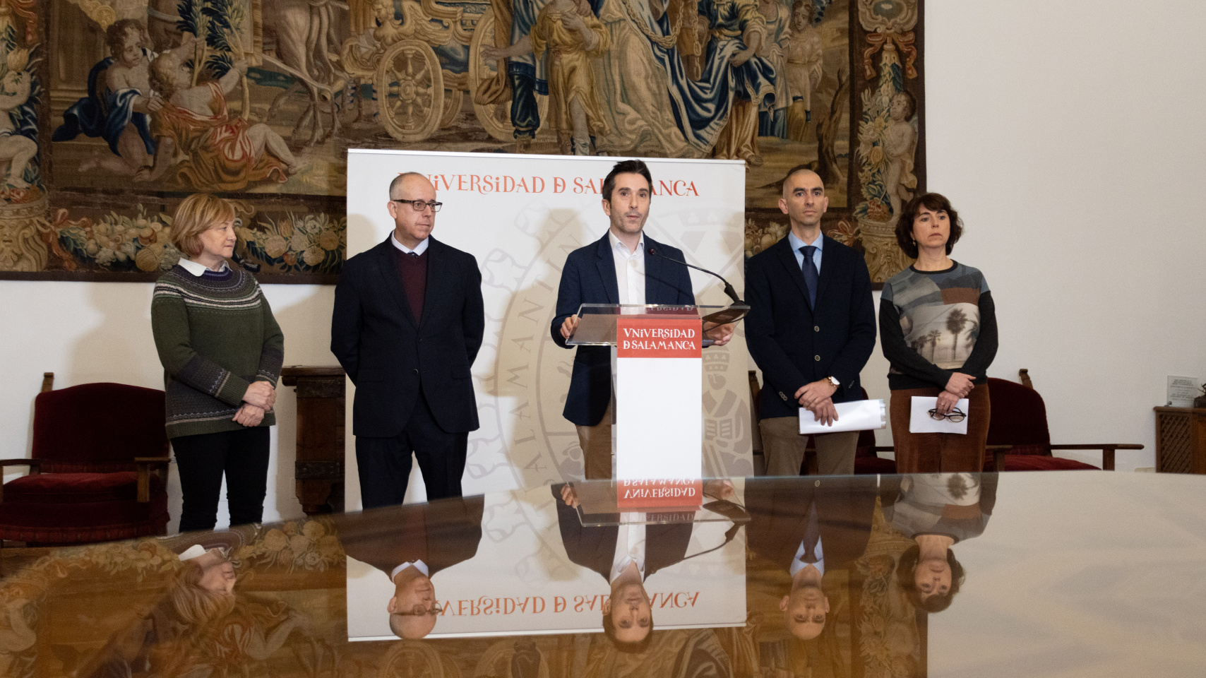 Presentación a los medios de la carta de H.G. Wells