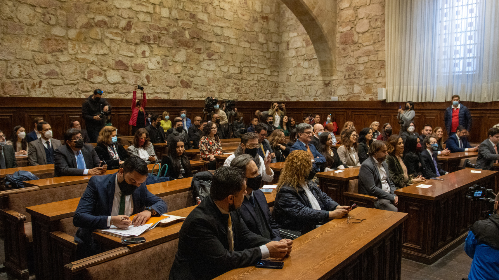 Asistentes a la inauguración de las jornadas