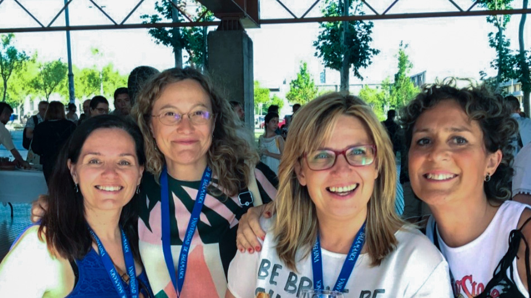 De izquierda a derecha Mar Martínez, Araceli Mateos, Fátima García y Elena Barahona