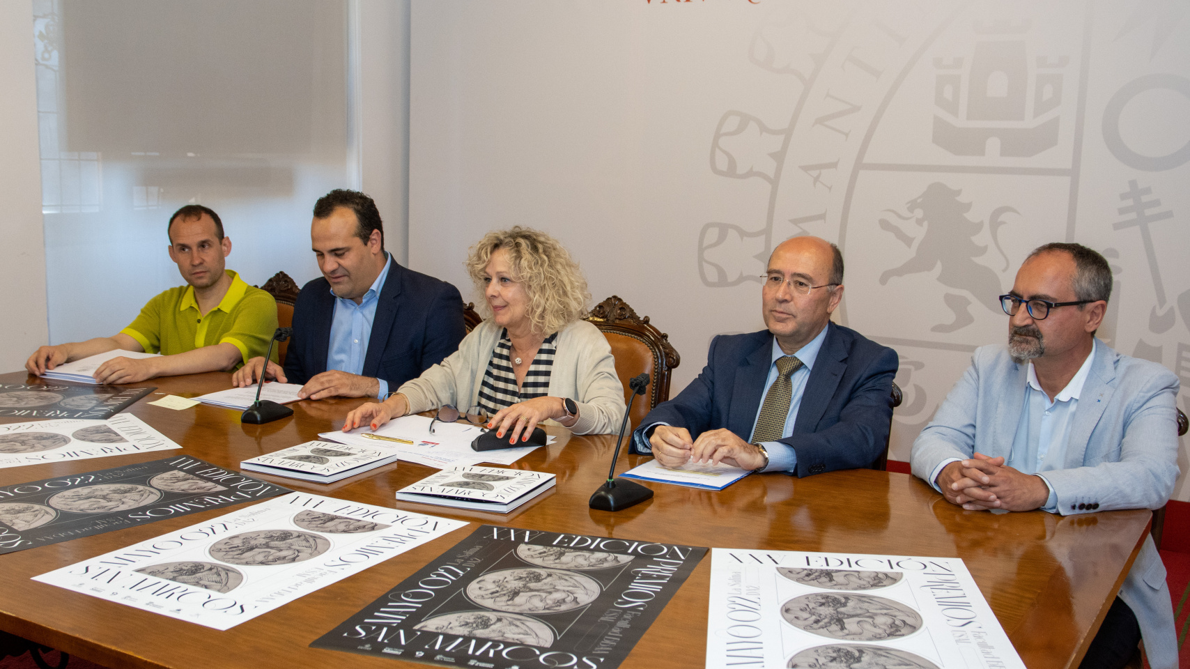 Diego del Pozo, David Mingo, Celia Aramburu, José Luiz Barba y Luis Barrio