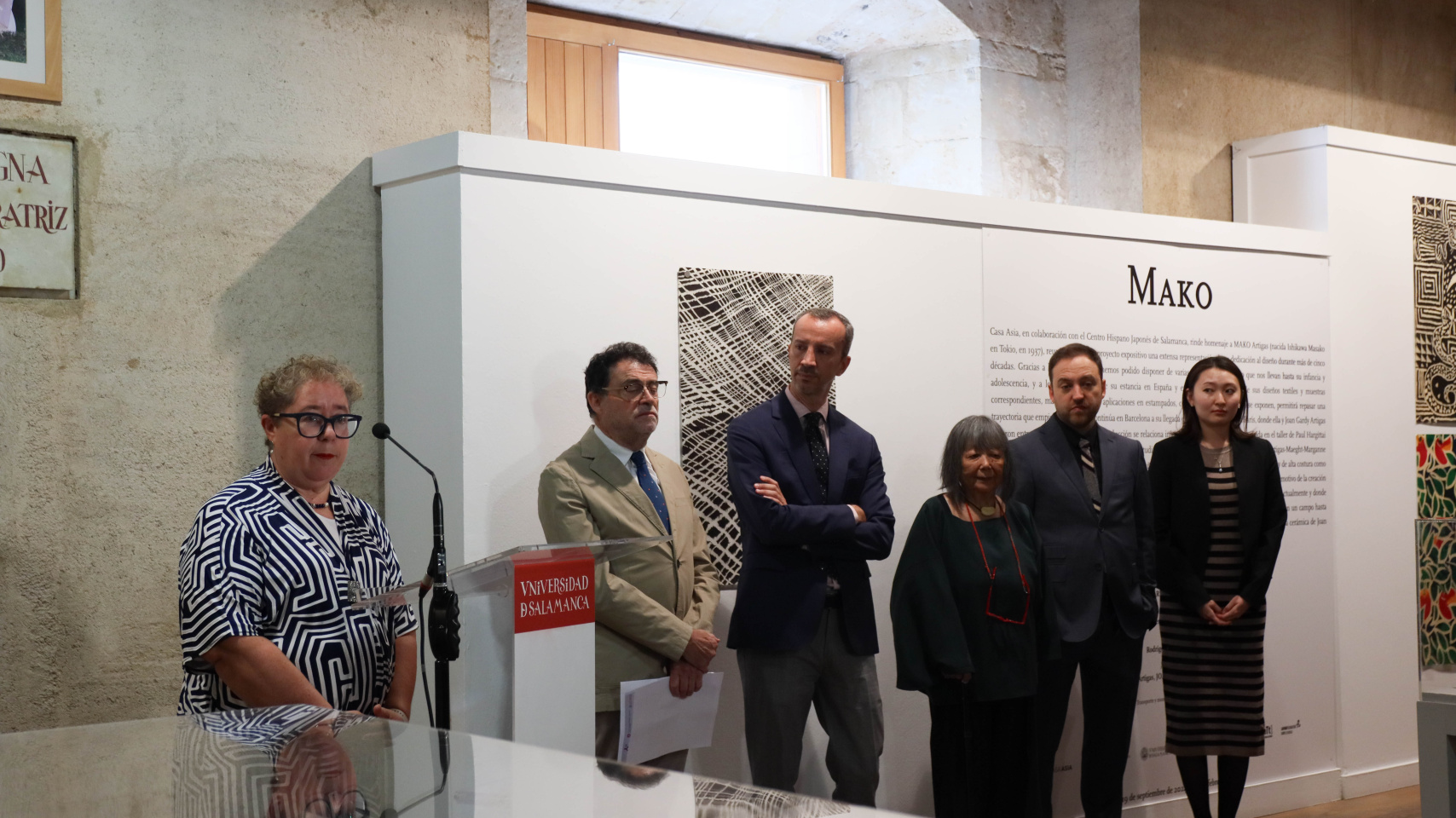 Intervención de Matilde Olarte en la rueda de prensa de presentación de 'MAKO. El sonido de los pétalos'