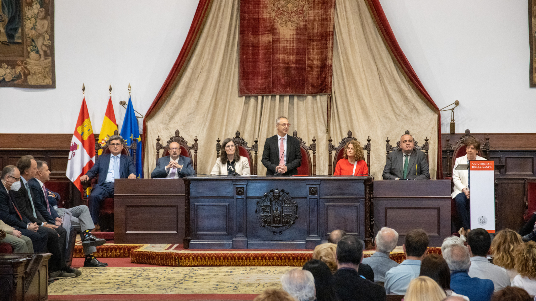 Efrem Yildiz, David Díez Martín, Mª José Rodríguez Conde, Ricardo Rivero, Ana Martín Suárez, Óscar González Benito y Mª José García Barrado