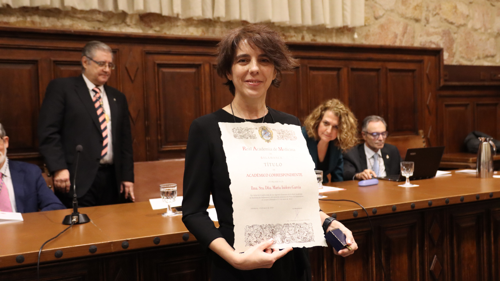 La profesora de la Universidad de Salamanca, Maria Isidoro García