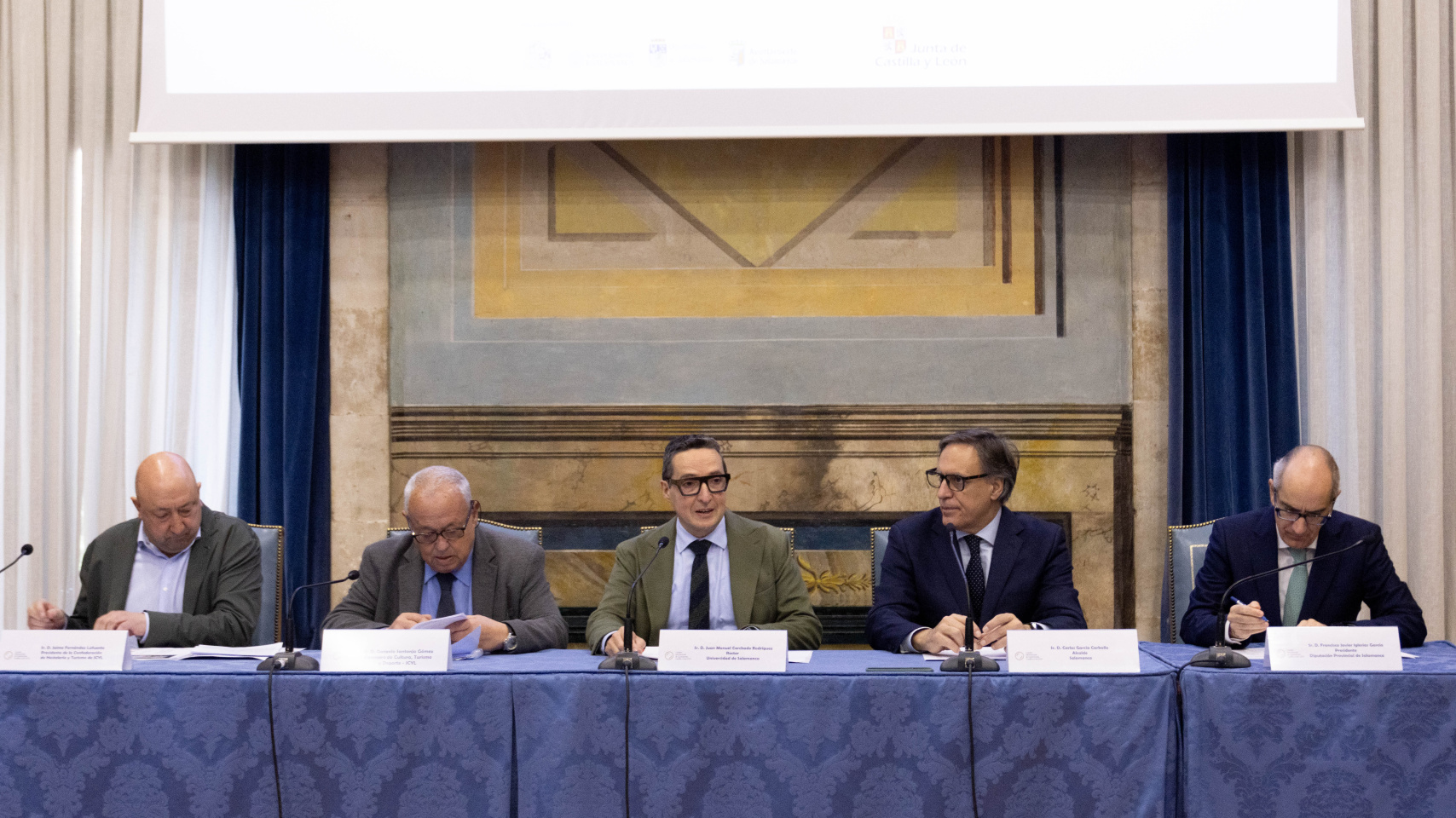 Intervención del rector Juan Manuel Corchado en la presentación de la I Cumbre Internacional de Gastronomía de CyL