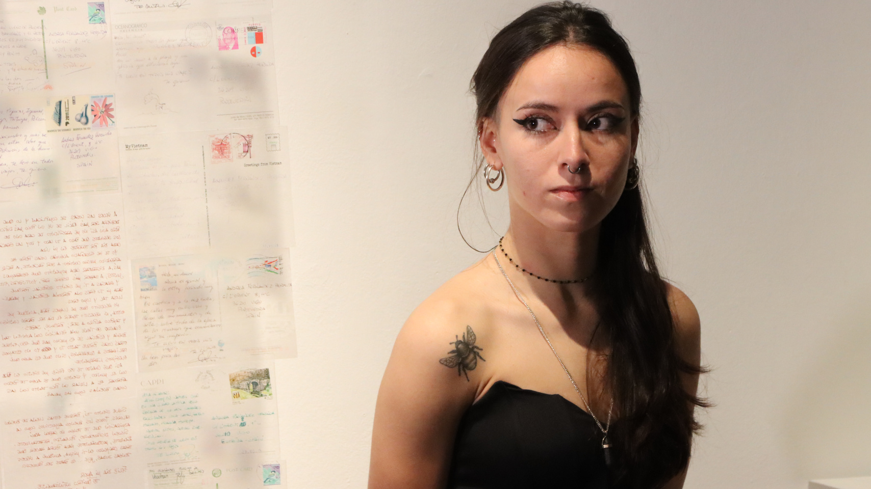 Andrea Fernández Hermida, graduada en Bellas Artes por la USAL y estudiante del Máster en Producción y Prácticas Artísticas