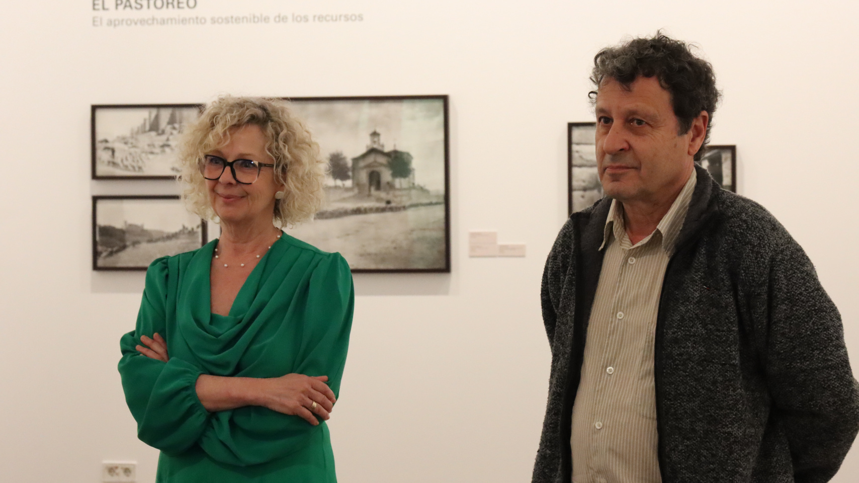 Acto de inauguración de la exposición